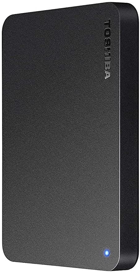 Toshiba Canvio Basics 1TB Portable External HDD - USB 3.2 for PC Laptop Windows and Mac, 3 Years Warranty, External Hard Drive - Black