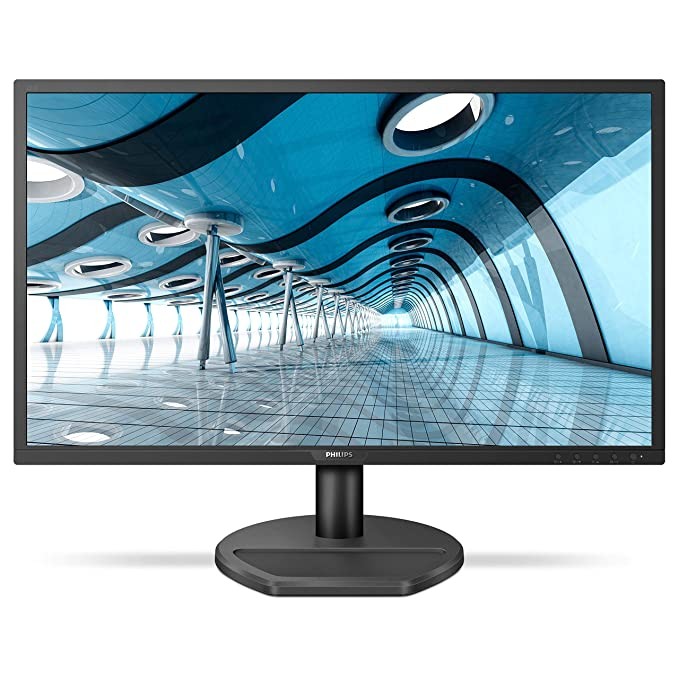 PHILIPS 221S8LHSB/94 21.5" Smart Image LED Monitor, TN Panel HDMI/VGA Port, 1 ms Response Time, FHD, Free Sync, 60Hz Refresh Rate, Adjustable Stand, TCO Certified, Flicker Free