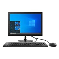 Lenovo IdeaCentre AIO 330 19.5" All-in-One Desktop (Intel Pentium Silver J5040 Quad Core – 2GHz Base Speed/4GB/1TB HDD/Windows 10/MS Office 2019/Intel UHD Graphics/HD 720p Camera), Black (F0D7008KIN)