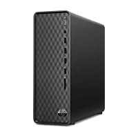 HP Slim Tower Desktop PC (Intel Celeron J4025/4GB/1TB HDD/M.2 Slot/WiFi/Bluetooth/Win 10/Jet Black), S01-af1106in
