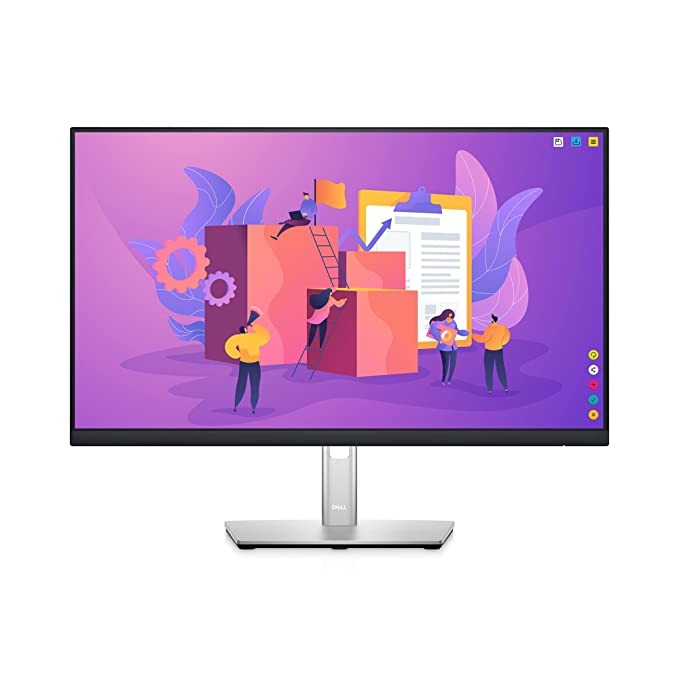 Dell 24 Monitor - P2422H, Full HD (1080p) 1920 x 1080 at 60 Hz, IPS Panel, Anti-Glare, HDMI, VGA, DisplayPort with 3 Years Advanced Exchange Service and Limited Hardware Warranty, Black