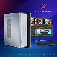 Lenovo IdeaCentre 3 Desktop (AMD Athlon Silver 3050U 2.3GHz Base Speed/4GB/1TB HDD/DOS/AMD Radeon Graphics/WiFi 5/Bluetooth 5.0), Mineral Grey (90MV008RIN)