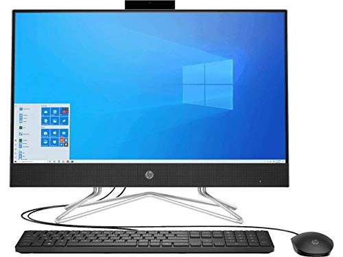 HP All-in-One 23.8 inches FHD PC with Alexa Built-in (10th Gen Intel Core i5-10400T/8GB/1TB HDD/Windows 10/MS Office 2019/Jet Black), 24-df0061in