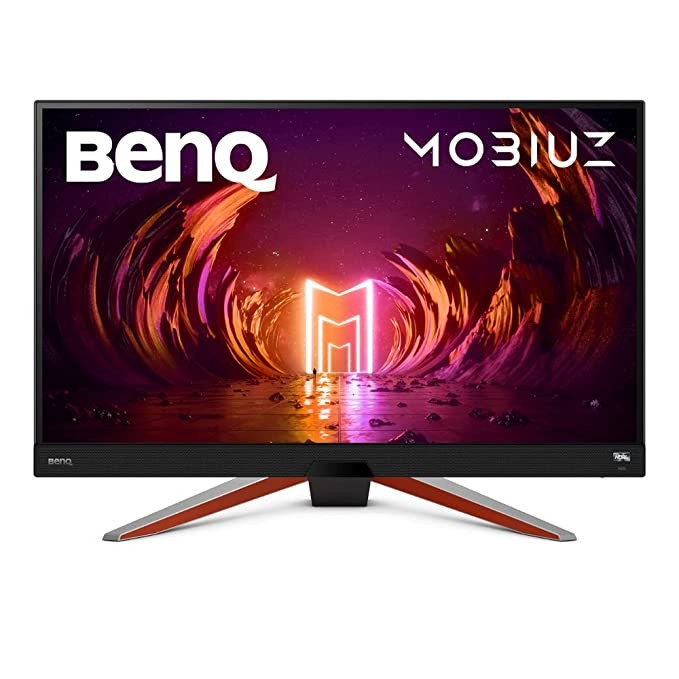 BenQ MOBIUZ EX2710Q 27-inch 2K QHD 1440p IPS Gaming Monitor, 165Hz, 1ms, AMD FreeSync Premium, HDR 400 Nits, 95% DCI P3, 2.1 Channel Speakers, Height Adjustable, Eye Care, Dual HDMI 2.0, DP 1.4