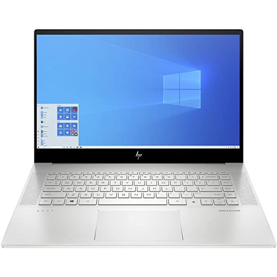 HP Envy 15-ep0123TX 15.6" (39.62cms) Laptop (10th Gen i7-10750H/16GB/1TB SSD/Windows 10 Home/NVIDIA 1660Ti 6 GB Graphics), Natural Silver