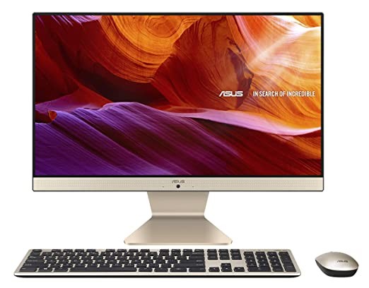 ASUS Vivo AiO V222, 21.5" (54.61 cm) FHD, Intel Core i3-10110U 10th Gen, All-in-One Desktop (4GB/1TB HDD/Office 2019/Win 10/Integrated Graphics/Wireless Keyboard & Mouse/Black/4.8 Kg) V222FAK-BA002TS