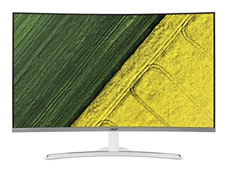 Acer 31.5-inch (80.01 cm) Curved Full HD LED Backlit Computer Monitor with Stereo Speakers - ED322Q (White)